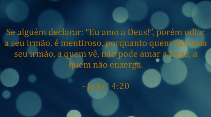 I João 4:20